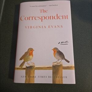 The Correspondent Book Virginia Evans Hardcover Smoke Free Home